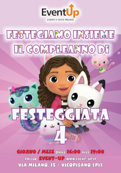 Biglietti di invito eventup invito gabby